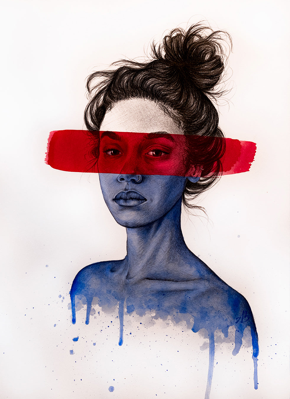 Red Tape Art Print