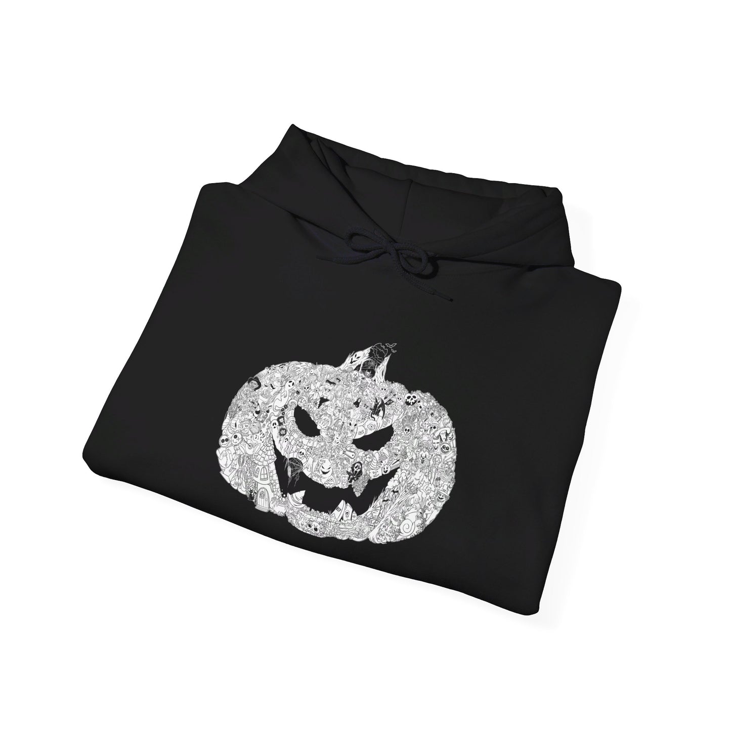 Spooky Doodle Pumpkin Hoodie