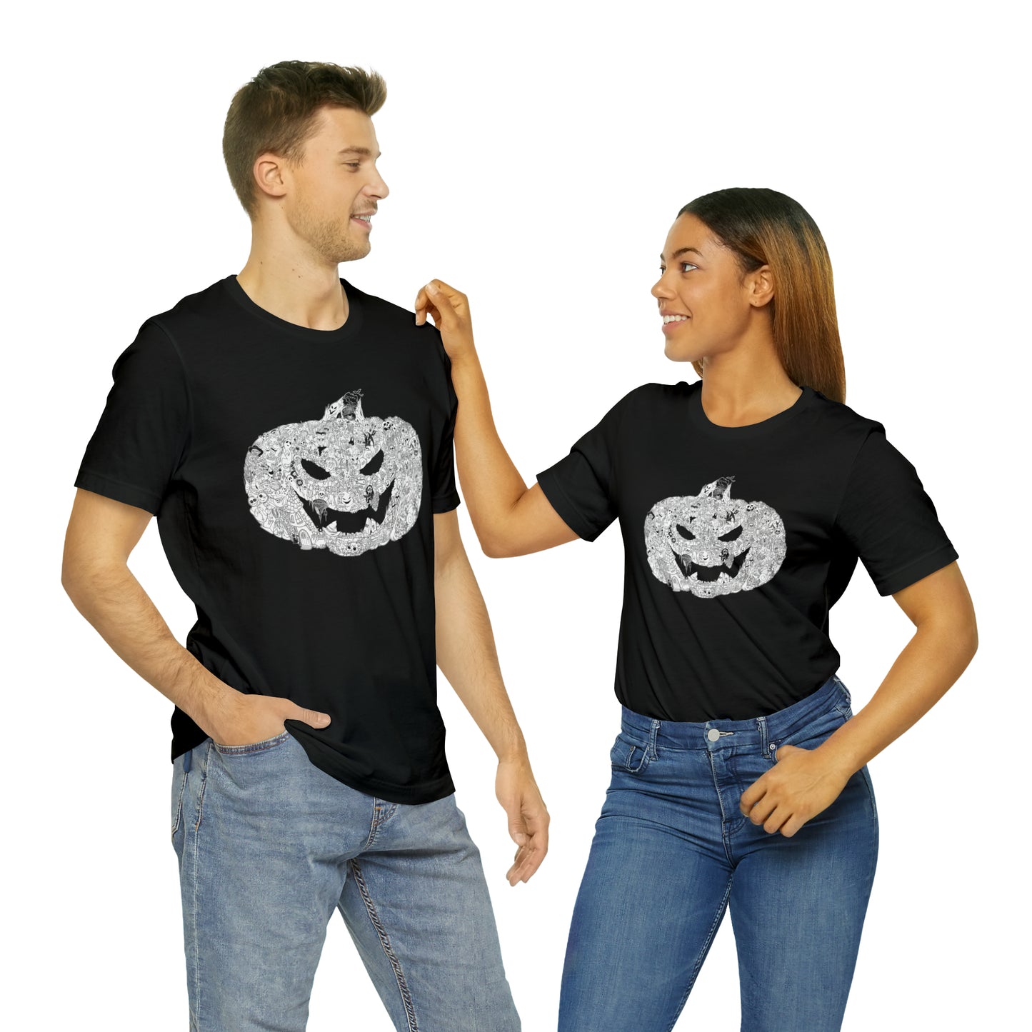 Spooky Doodle Pumpkin Tee