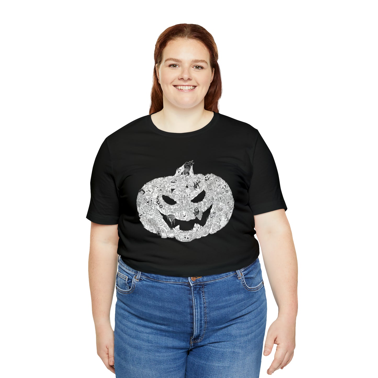 Spooky Doodle Pumpkin Tee