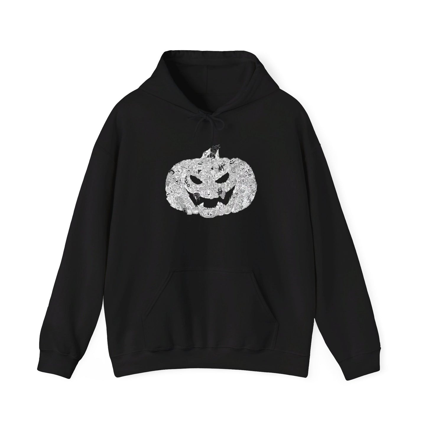 Spooky Doodle Pumpkin Hoodie
