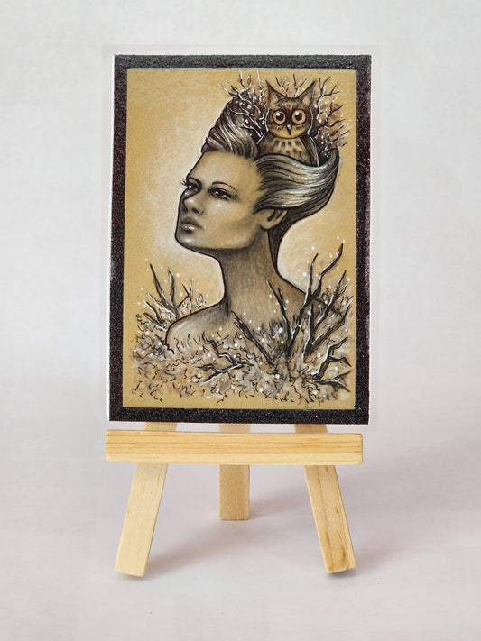 Winter Spirit Original Fine Art Mini