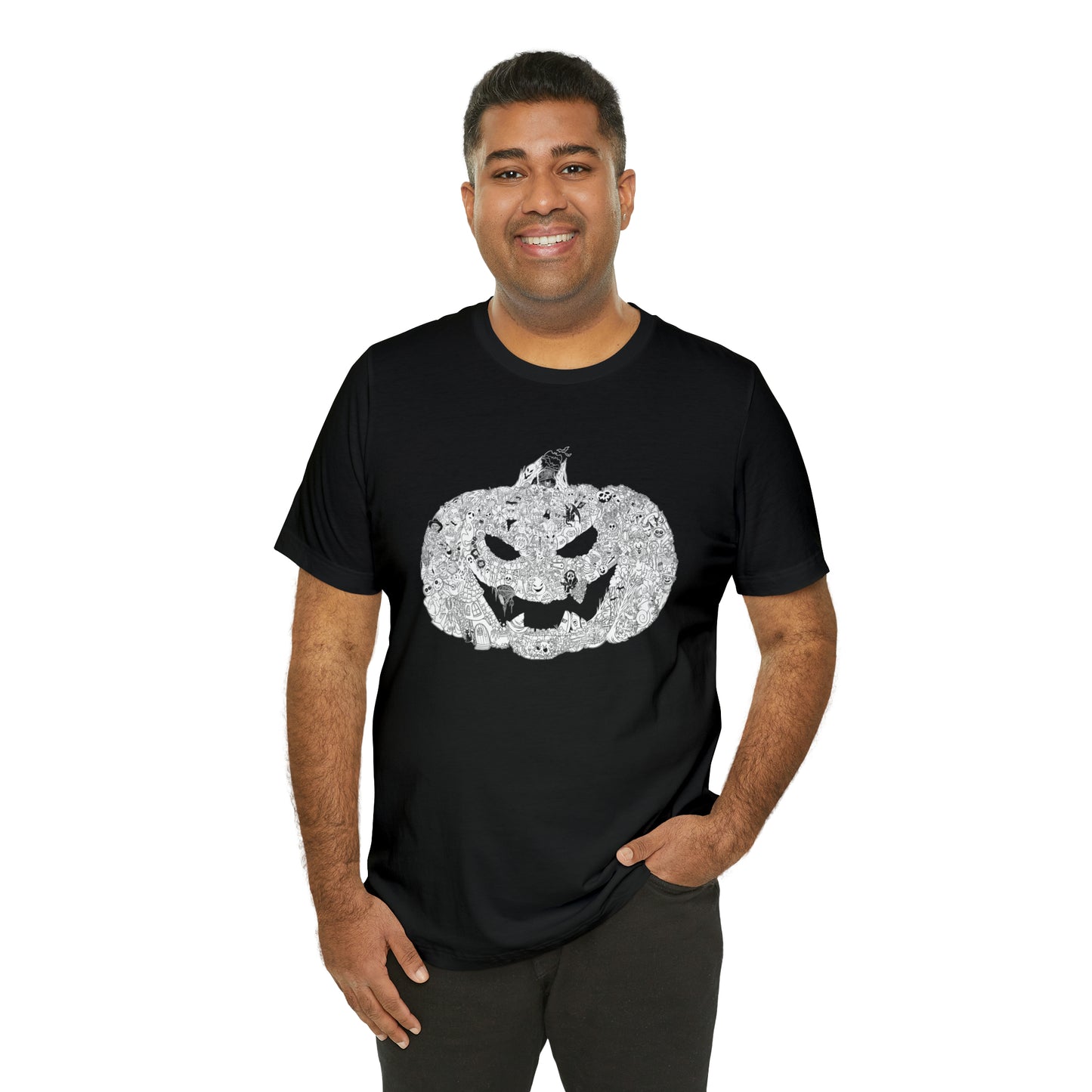 Spooky Doodle Pumpkin Tee