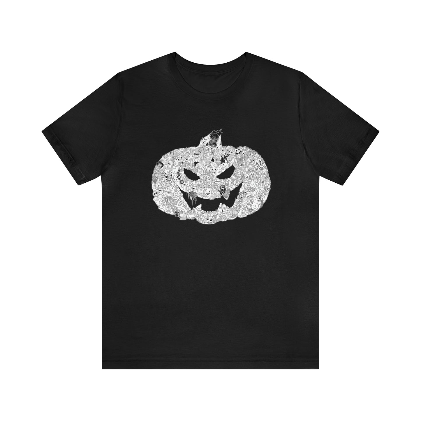 Spooky Doodle Pumpkin Tee